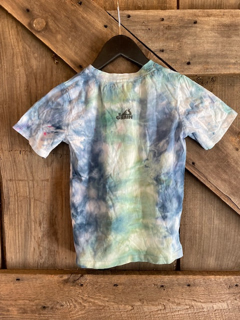 Kids Shibori style Tie-Dye Octopus Tee