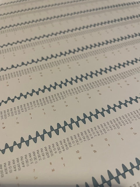 Beautiful Tideland Prints Tide Calendar- 2025 and 2026 Available