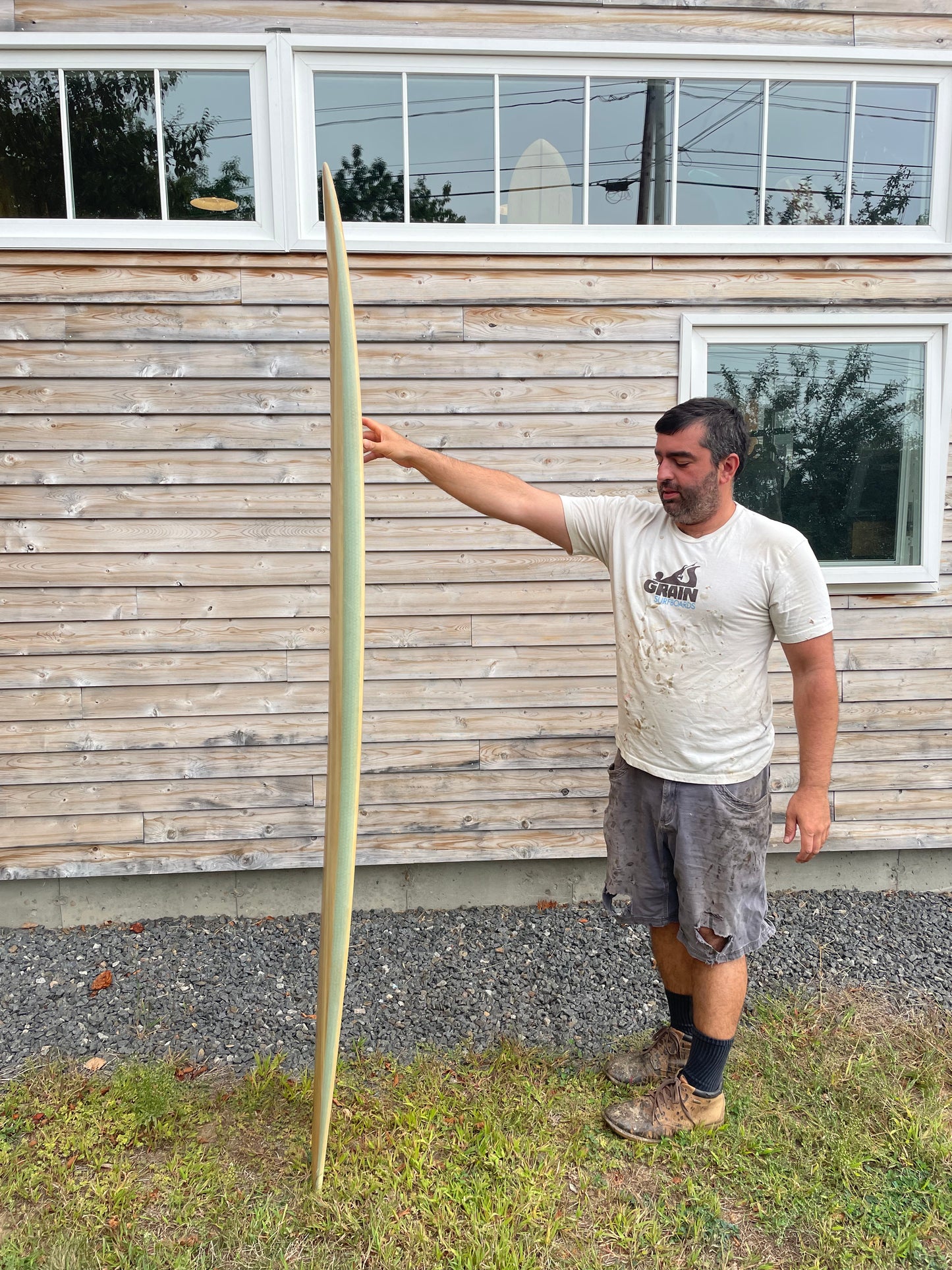 NEW- 7'4" Frigate GreenRail