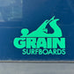 Grain Logo Die Cut Sticker