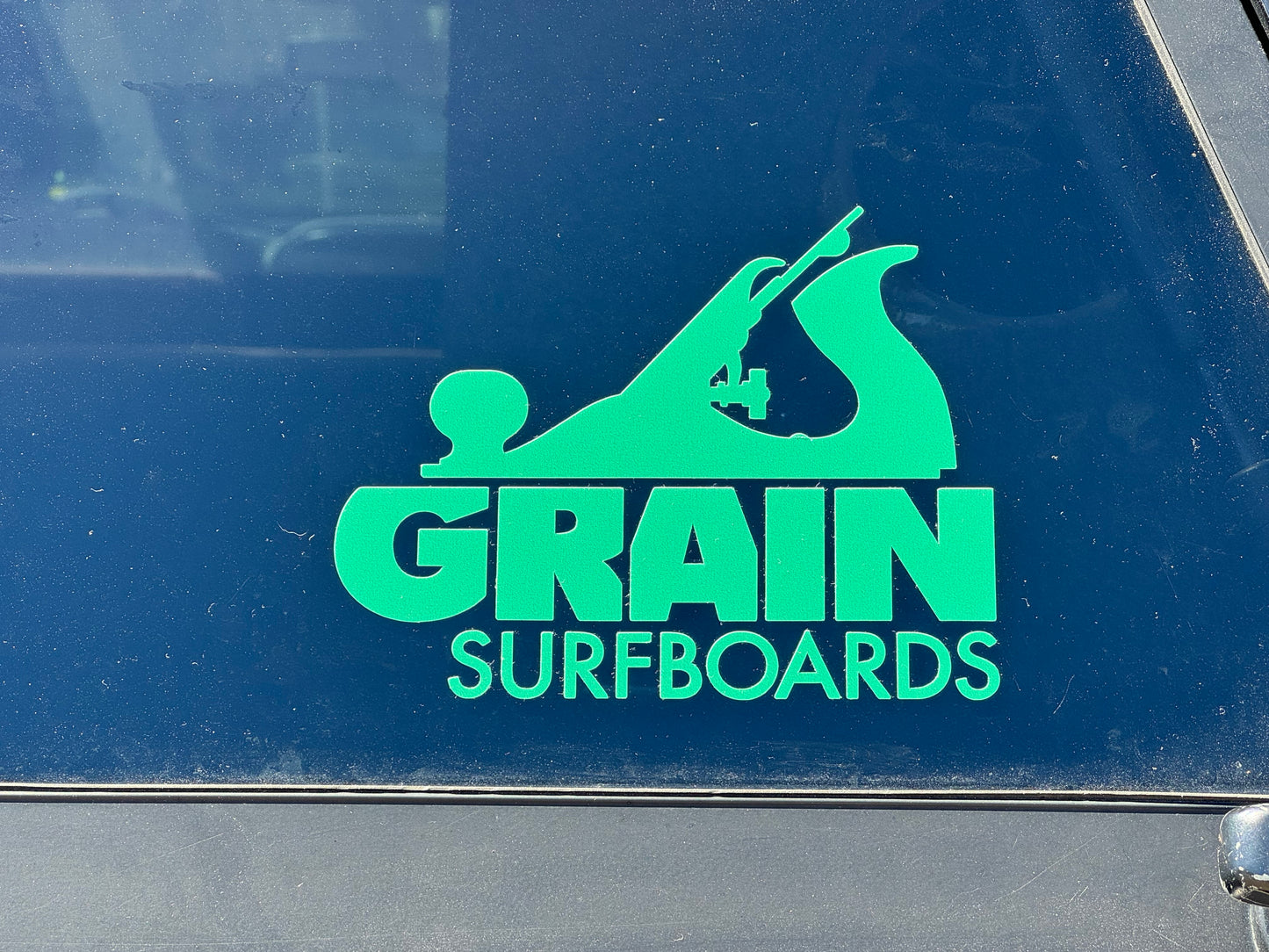 Grain Logo Die Cut Sticker