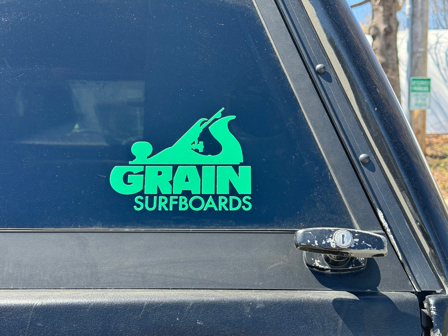 Grain Logo Die Cut Sticker