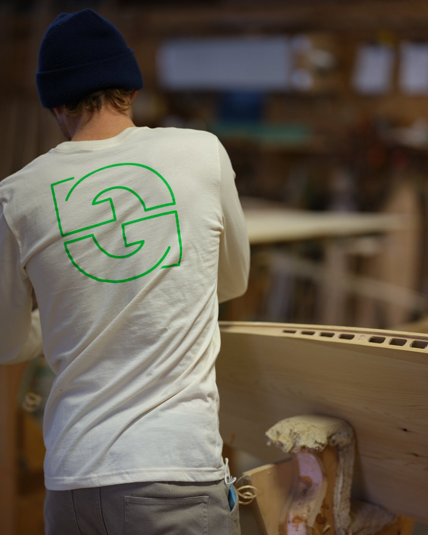 'GreenRail' Long Sleeve Tee