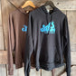 Grain Logo Hoodie- Lightweight- Black or Brown