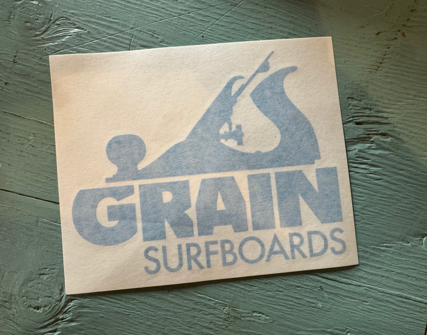 Grain Logo Die Cut Sticker