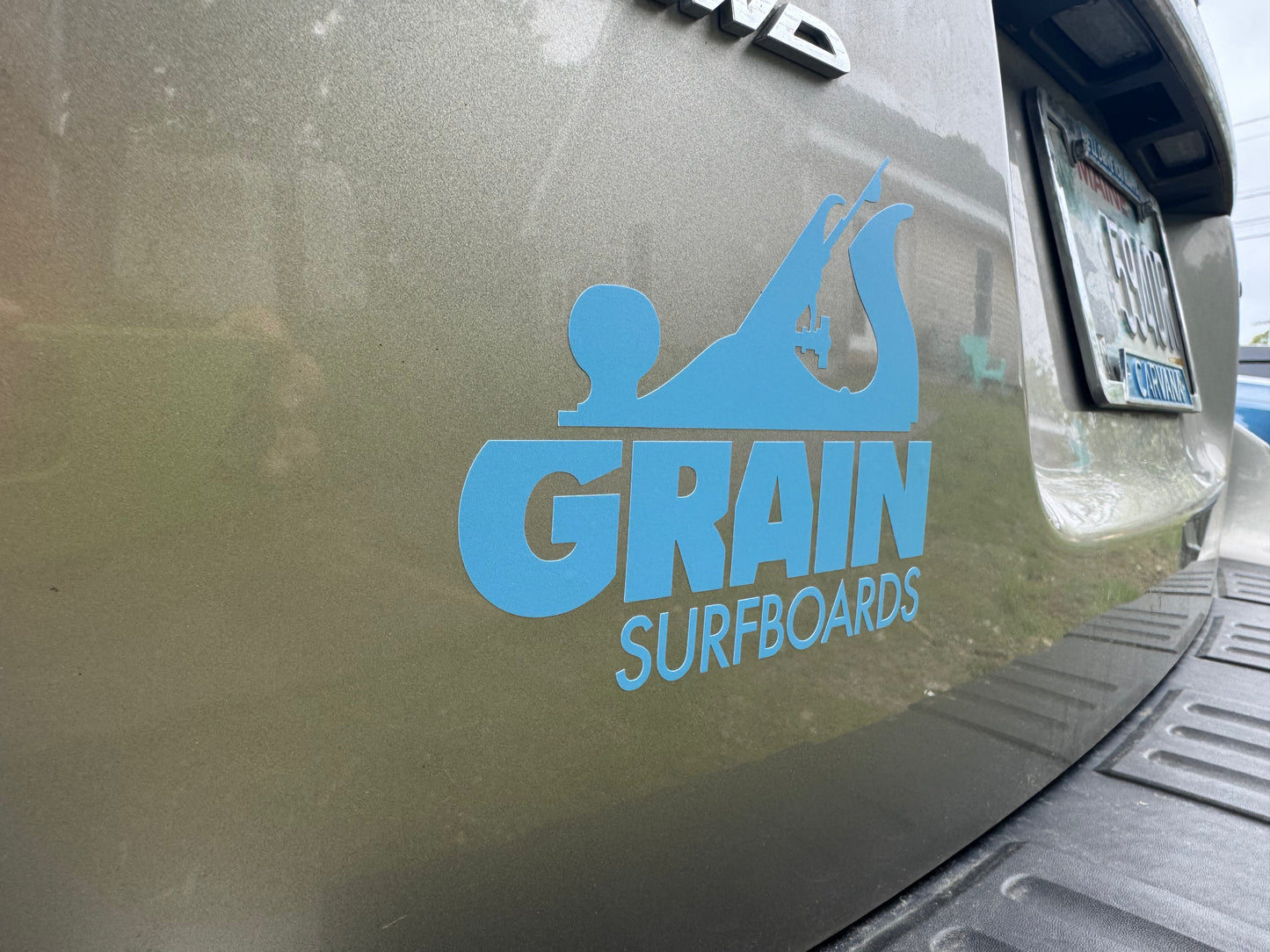 Grain Logo Die Cut Sticker