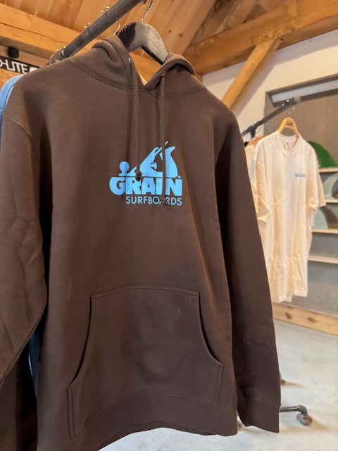 NEW- Ultra Comfy Grain Logo Hoodie