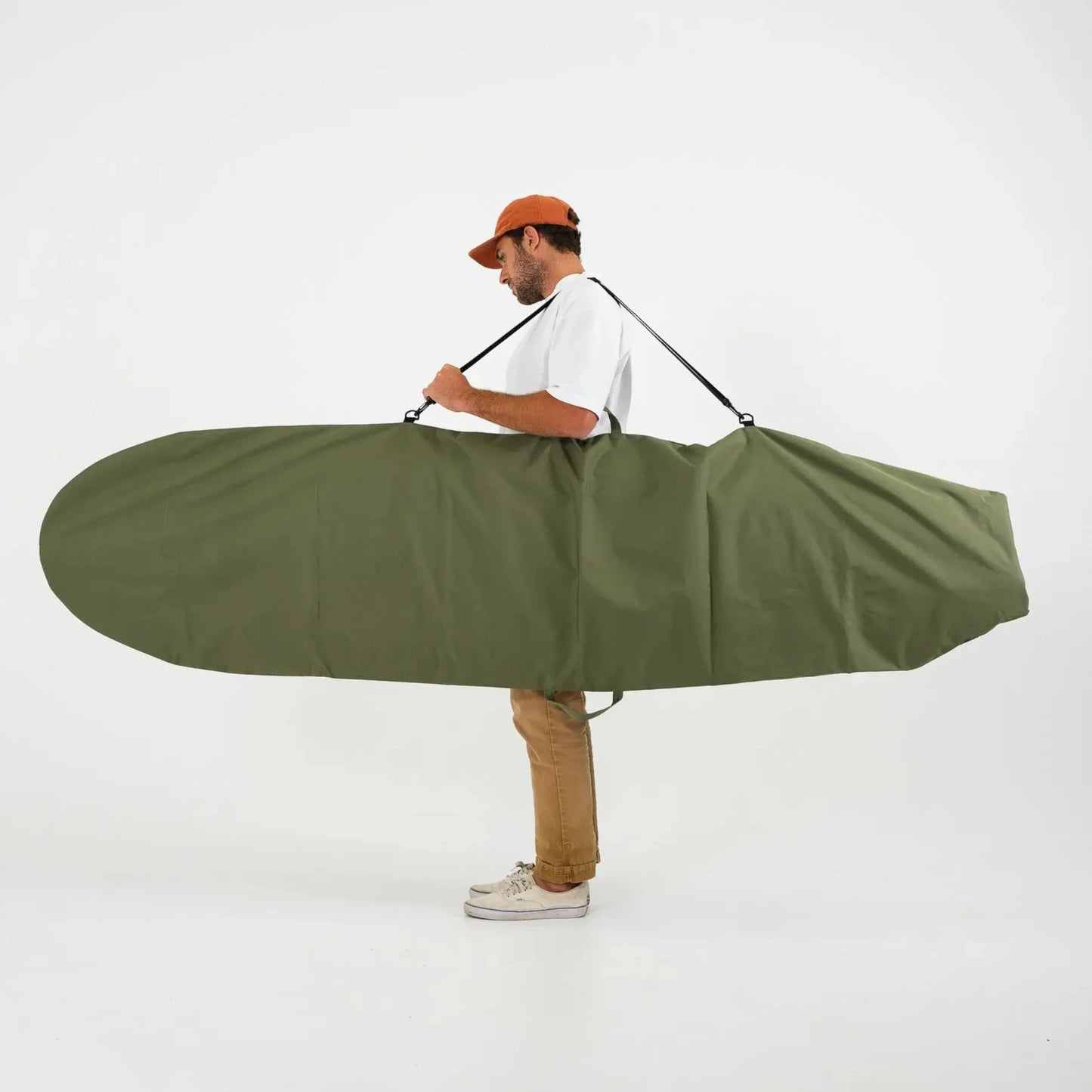 FARO Canvas Surfboard Bag (olive color)