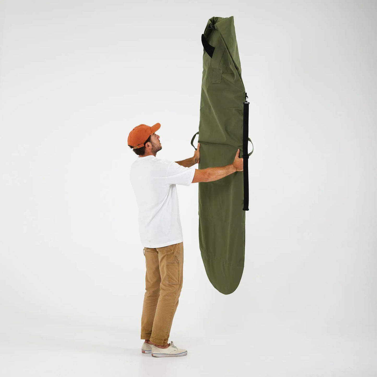 FARO Canvas Surfboard Bag (olive color)