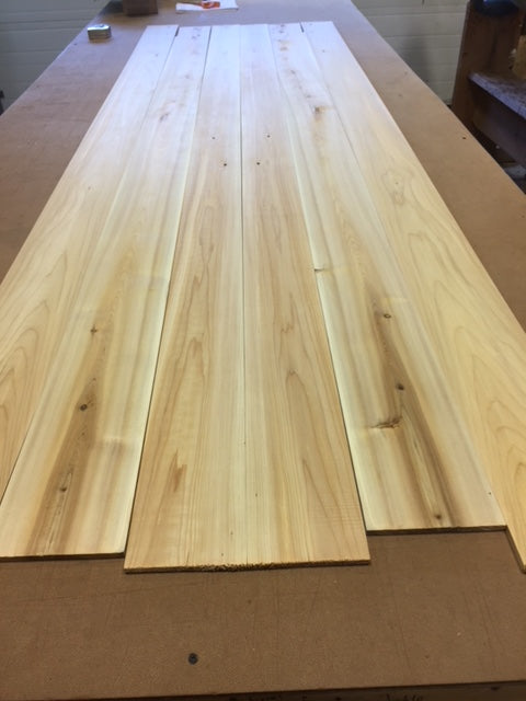 Milled Bookmatched Cedar Planks