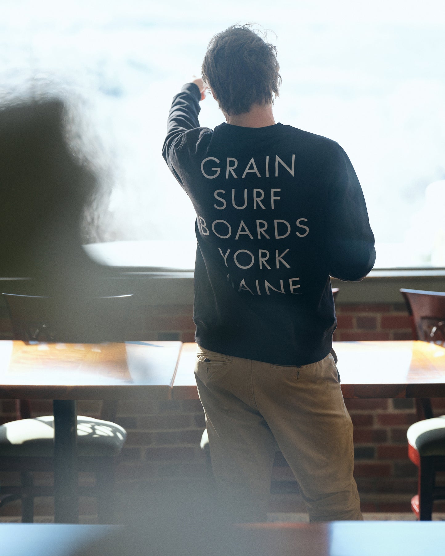 BACK IN STOCK- 'York Maine' Crew Neck Sweatshirt