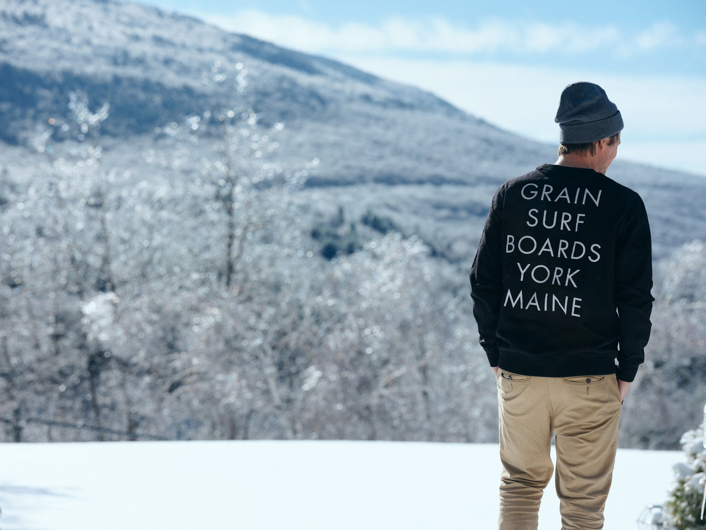 BACK IN STOCK- 'York Maine' Crew Neck Sweatshirt