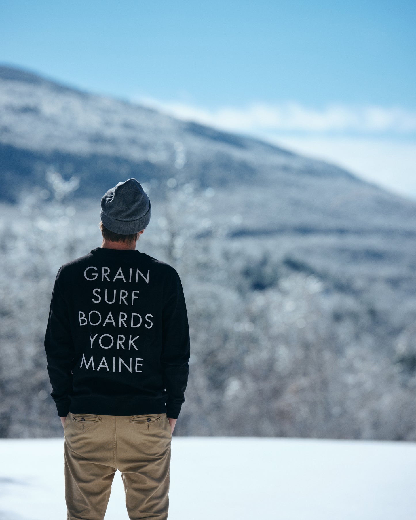 BACK IN STOCK- 'York Maine' Crew Neck Sweatshirt